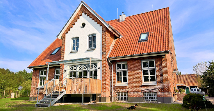 Ansicht von der Gartenseite